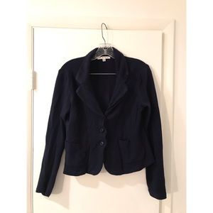 CAbi Navy Knit Blazer